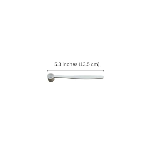 2 mL Plastic Measuring Scoop with LONG Handle for Powders, Granules, Seeds — Food-grade PP plastic, BPA free — Pack of 3