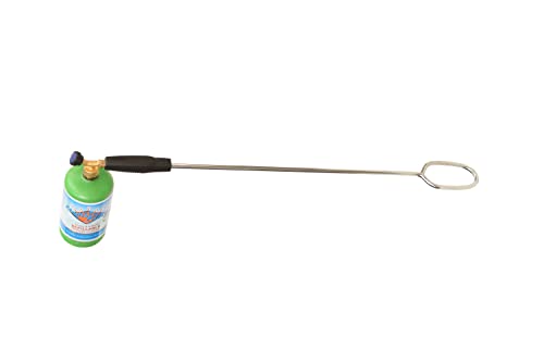 Flame King Propane Fire Starter Torch works with 1lb Propane Tanks for Firepits, Charcoal Grills, Wood Oven