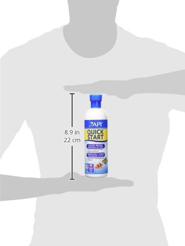 (2) API Quick Start 16oz Bottles for Freshwater and Saltwater Aquariums.