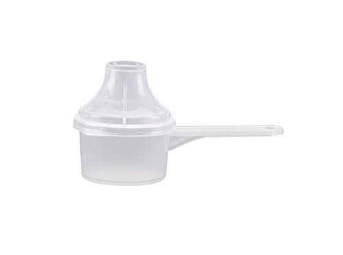 Measuring Scoop & Funnel - No Cap Open Spoon 1-Pack 18cc | Universal open design measuring spoon, Built-in funnel neck pour spout, Quick access cup for coffee powders and baking - size: 18 cc | 1 tbsp | 1/2 fl oz. | 18 mL
