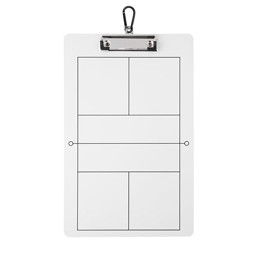 Double-Sided Dry Erase Pickleball Coaching Clipboard, Set of 2