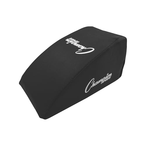 Champion Sports Cushioned Catcher's Knee Support – Ergonomic Design for Players 5'7" and Under – Black - size: 5'7" and Below