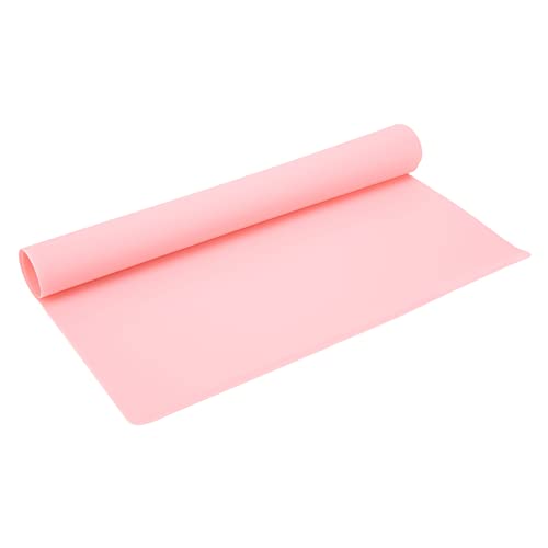 Dioche Versatile Silicone Craft Mat - Heat, Nonslip, Washable Silicone Sheet for DIY Projects, Resin Crafts, and Kitchen Use in Vibrant Pink - Large, Flexible Silicon Mat (Pink) - color: Pink