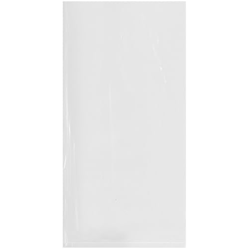 Plymor 6 x 12 inch, 4 Mil Flat Open Clear Poly Bags (Case of 1,000) | Heat-sealable Heavy-duty LDPE plastic for hardware, tools, parts & other sharp or pointed items; tear & puncture resistant - size: 6" x 12" (1,000 Count)