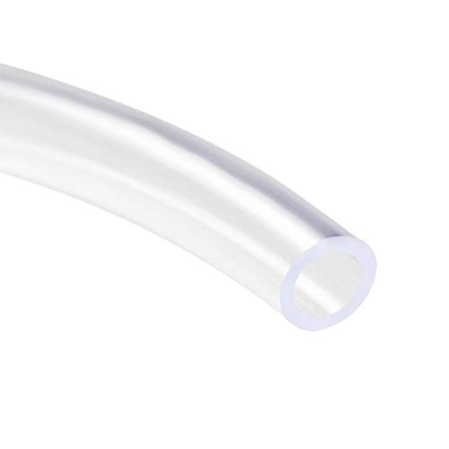 uxcell PVC Hose Tube, 7mm(0.27") ID x 10mm(0.39") OD 3 Meter 9.8ft Clear Vinyl Tubing, Plastic Flexible Water Pipe - size: 7x10mm