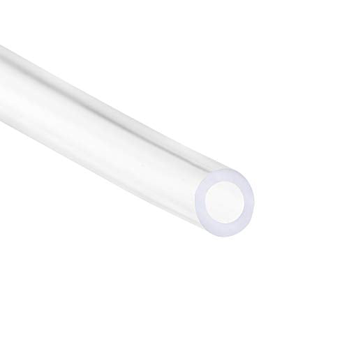 uxcell PVC Hose Tube, 4mm(0.15") ID x 6mm(0.23") OD 3 Meter 9.8ft Clear Vinyl Tubing, Plastic Flexible Water Pipe - size: 4x6mm