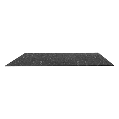VEVOR 0.56Inch 48sq.ft 12 Tiles Gym Flooring for Home Gym, Rubber Top with High Density EVA Foam, 24 x 24In Gym Floor Exercise Equipment Mats, Interlocking Gym Mats, Puzzle Workout Mats, Black & Gray | Rubber Top with High Density EVA Foam, Lightweight Gy