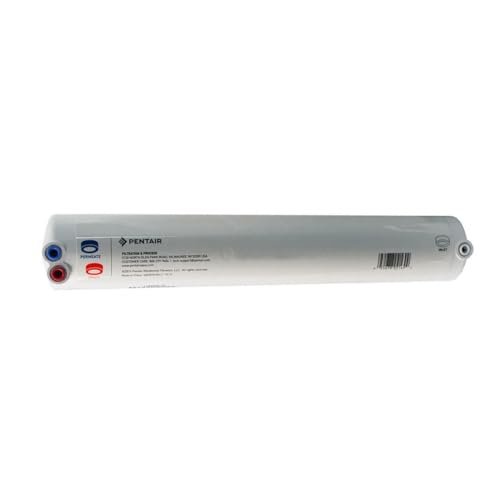 Pentair GRO-75EN RO Membrane 75 GPD with No Flow Control 4002575 – 1:1 Ratio High Efficiency TLC Encapsulated Reverse Osmosis Element with 1/4 Inch with Permeate Check Valve - size: 75 GPD No Flow Control
