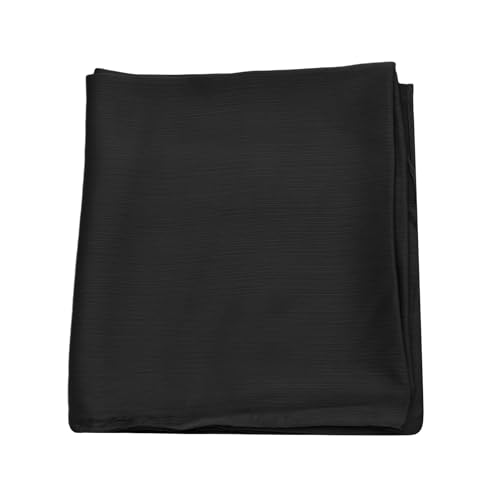 JUMISEE Silky Satin Hijab Scarf for Women Fashion Crinkle Crepe Instant Muslim Islamic Hijab Head Wrap Long Shawls - color: Black
