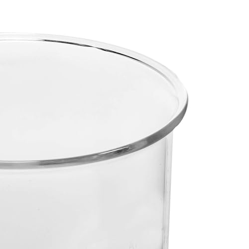 High Borosilicate Glass Measuring Cup-V-Shaped Spout,Glass Measuring Beaker for Kitchen or Restaurant, Easy to Read, 2000 ML (64 Oz, 8Cup) - size: 2000ML(64OZ)