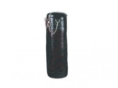 Bestzo MMA Punching Bag -Synthetic Leather Black-Unfilled - size: 59 Inch (5 ft)