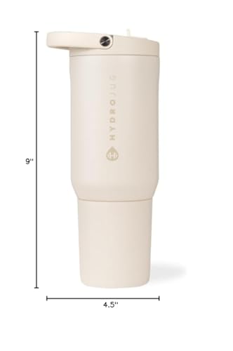 HydroJug Sport 20 oz Insulated Stainless Steel Water Bottle, Cream - color: Cream, size: 20 Ounces