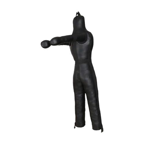 MMA Grappling Dummy Unfilled Training Bag for Judo and Karate, 180cm Black