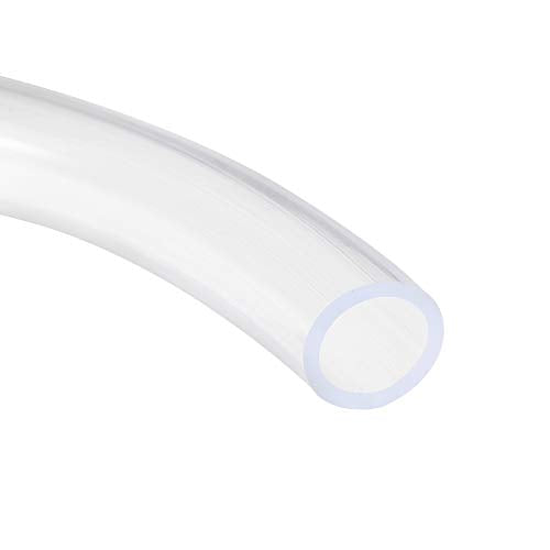 uxcell PVC Hose Tube, 8mm(0.31") ID x 10mm(0.39") OD 3 Meter 9.8ft Clear Vinyl Tubing, Plastic Flexible Water Pipe - size: 8x10mm