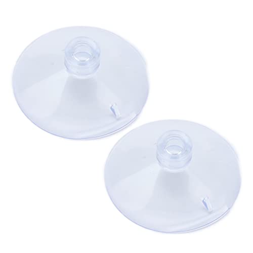SUNGOOYUE Aquarium Hose Clamp Plastic Suction Cup Air Line Tube Holder for 12 to 16mm Transparent Pipe, 2 Cups 2 Clips, High Temperature Fixture for Fish Tank Tube Routing (Can clamp 25-34mm) - size: Can clamp 25-34mm