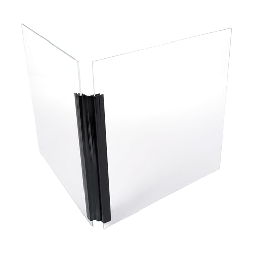Black PVC Living Hinge for 1/4in Panels - 36 Inches (Pack of 4, 12 Feet Total)