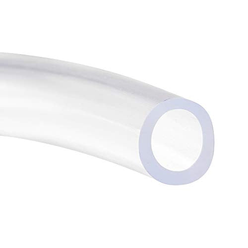 uxcell PVC Hose Tube, 13mm(0.51") ID x 18mm(0.7") OD 3 Meter 9.8ft Clear Vinyl Tubing, Plastic Flexible Water Pipe - size: 13x18mm