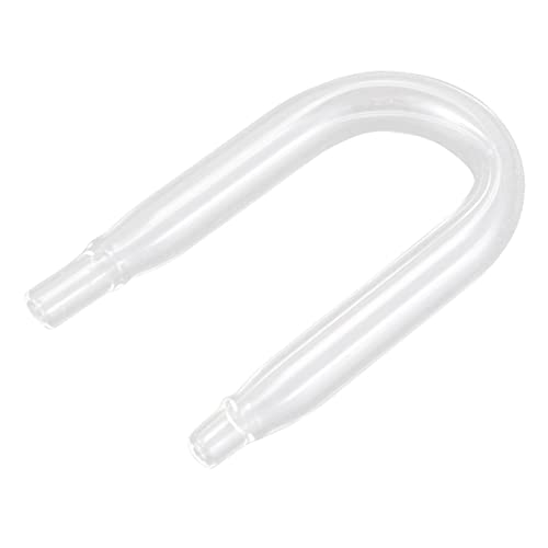 balacoo 4pcs U-shaped Diffuser Tube for Fish Tank Glass Tubing Lightweight Connector for Aquariums Easy Installation for Aquatic Plants and Aeration Systems