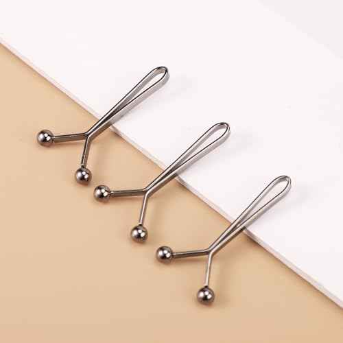 24pcs Hijab Pins for Women, Fashion Exquisite Shawl Scarf Clip Muslim Hijab Clips Safety Brooch Pin Buttons for Women Headscarf Wedding Dress Sweater Jewelry Accessories (Dark Gray)