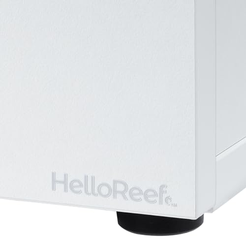HelloReef 15 Gallon Aquarium Stand β Modern Design, Sturdy Build, Water Resistant Premium Finish, Storage Shelfs Included for Freshwater and Saltwater Tanks (White) - color: White