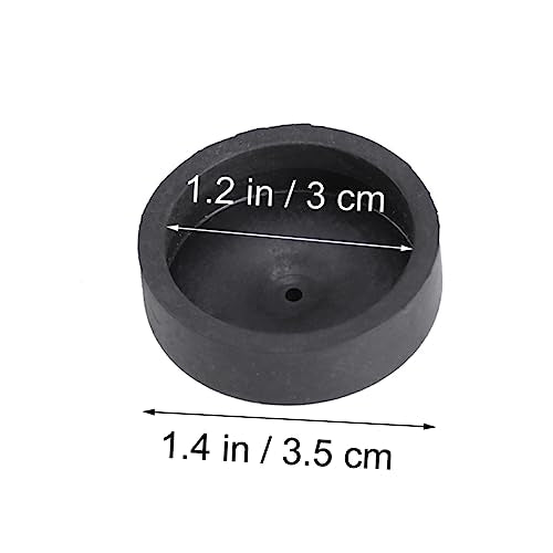 Happyyami Silicone Oxygen Pump Membrane for Aquarium 10 Pcs A5 Size Air Pump Accessories Fish Tank Oxygen Pump Replacement Black - size: 10pcs