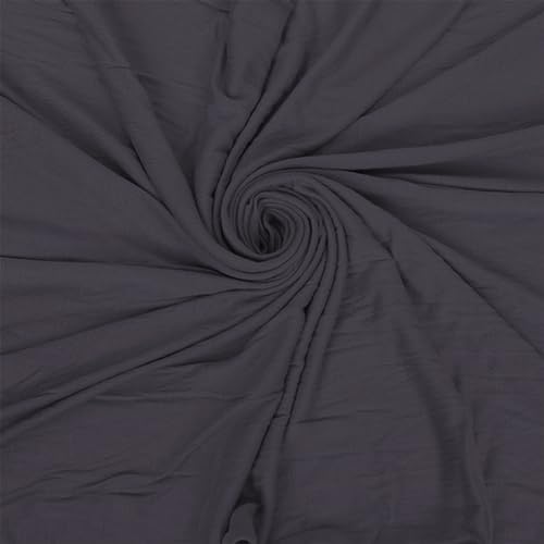 Hijab Scarf for Women Soft Cotton Muslim Jersey Hijab Head Wrap Scarves Fashion Long Scarf Shawls - color: Dark Grey