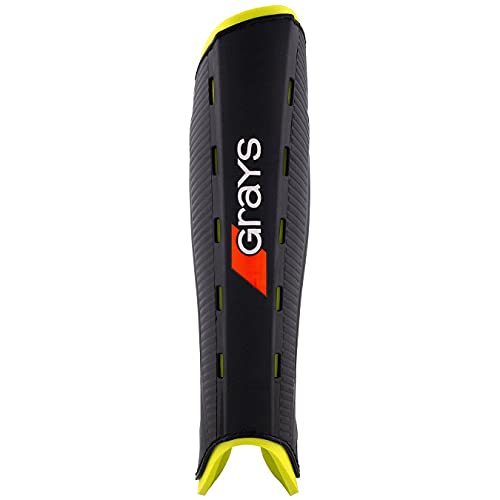Grays G600 Field Hockey Shin Guard - Black (large)