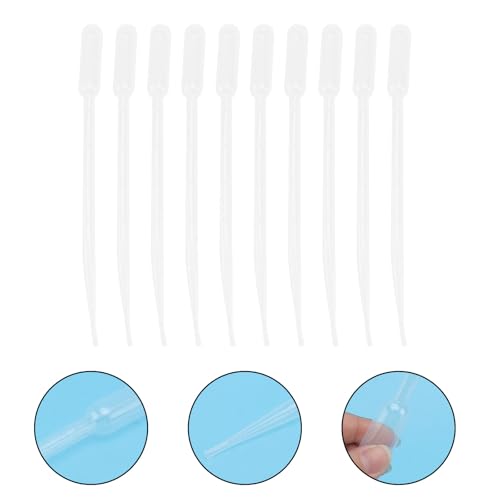 BESPORTBLE 10Pcs Marine Fish Feeders Coral Fertilizer Feeders Plastic Syringe Tubes 5Ml Long Pipettes for Aquarium Fish and Brine Shrimp Feeding Pet Supplies