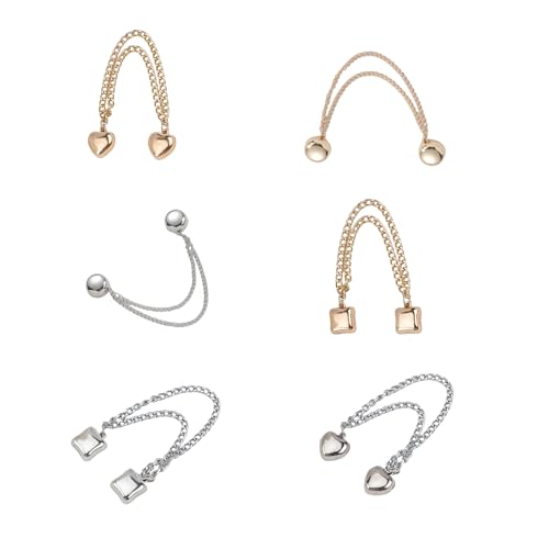 Multifunctional Clothing Clips Hijab Magnets with Chain Shawl Clips Accessories Hijab Magnets Strong Small - size: round 1