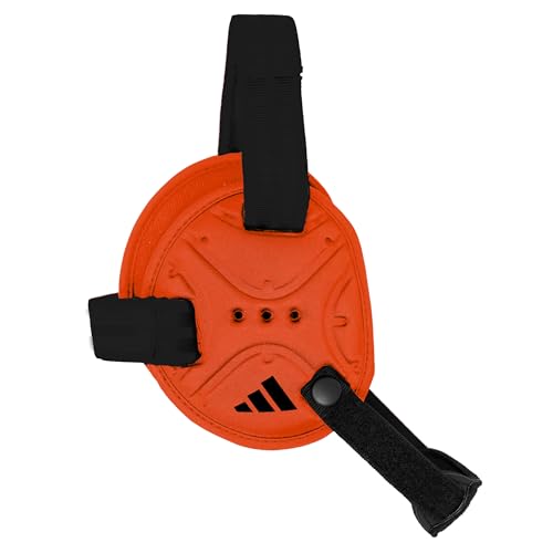 Adidas Youth Wizard Wrestling Ear Guard - color: Orange/Black