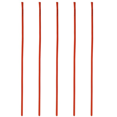5 Pieces Lamb Feeding Tubes, Red Flexible Rubber Replacement Tubing Supplies for Lamb,Sheep,Piglet,Rabbit,Puppy Feeding (16 Inch x 16FR) (5 Pack, 18 FR) - color: 5 Pack, size: 18 FR