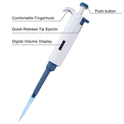 Pipettor Adjustable 1000-5000ul Single-Channel Variable Volume Micropipette | High-Accurate Pipette Laboratory - size: 1000-5000ul