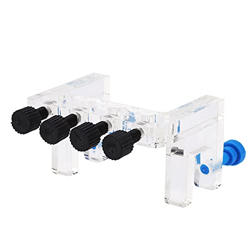 Aquarium Pipe Clip Clamp Holder, Aquarium dosing Pump tubing Holder, Acrylic Aquarium Soft Tube Fixture Holder for Holding Dosing Pump Soft Hose