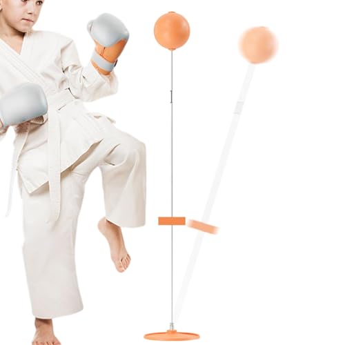 Punching Bag with Stand - Reflex Punching Bag - Freestanding Punching Ball | Speed Bag with Stand | Boxing Gear Trainer Punching Ball | Hand-Eye Coordination Workout Kit | Boxing Bag for Teen Adult - size: 135cm
