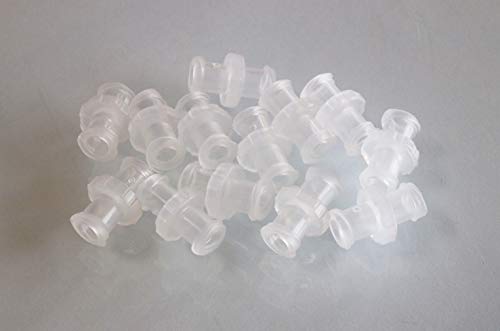 Luer Lock Connector - 10x Female Luer Lock Adapter, PP Polypropylene Medicine Syringe Adapter Coupler - for Lab Syringes, Syringe Bottle Adapters, Transfer - style: 10x PP Luer
