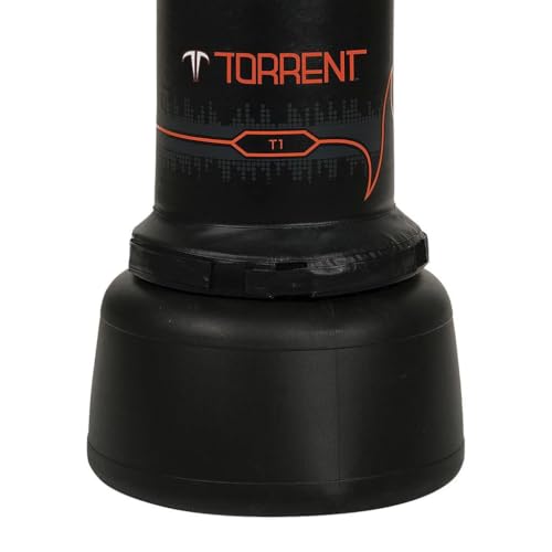 Century Torrent Freestanding Punching Bags - T1 or T2 Options | Black Free Standing Training Heavy Bag | Ideal for Martial Arts, Boxing, Kickboxing and Cardio Workouts | Designed for Men and Women