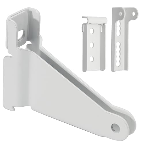 Biaungdo White Reinforced Storm Door Closer Bracket Kit | Heavy Duty Screen Door Closer Bracket, Reinforced Replacement Part, For Storm Doors Repair Kit