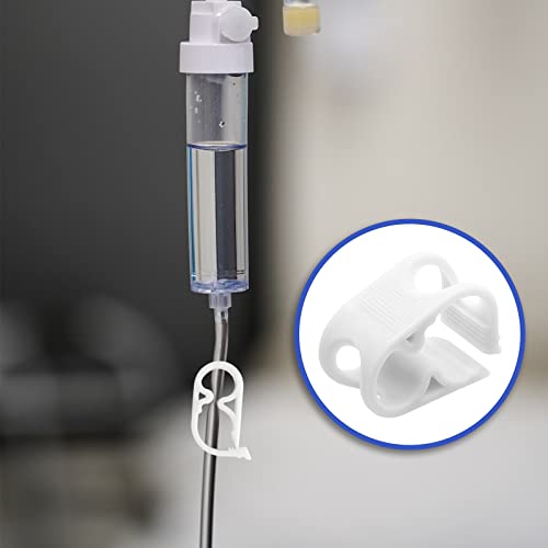 Murtenze Siphon Hose Clamp, White, 6Pcs | Flow Control Clamp, Adjustable Tube Clamp, Plastic Tubing Clamps - color: White