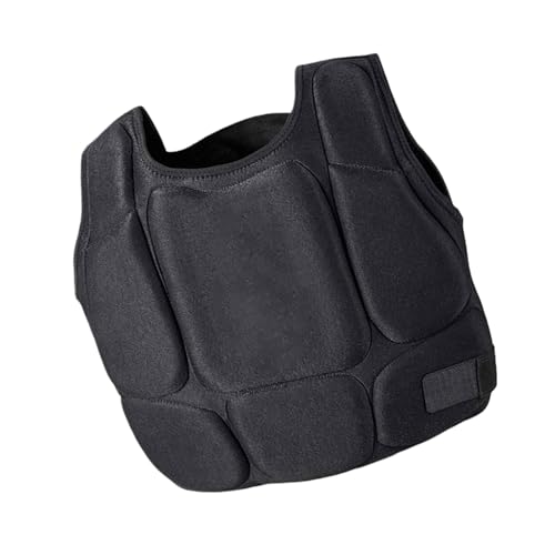 Martial Arts Chest Guard Heavy Duty Foam Padding Body Protector Fit for Adult Sparring Shock Absorbing Karate Taekwondo Gear Adjustable Straps Ventilated Polyester - size: Medium