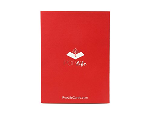 PopLife® Family Christmas Tree Car Pop Up Card, Handmade 3D Holiday Greeting, Blank Merry Christmas Note, Small Stocking Present for Friends and Family, Naughty or Nice - color: Family Christmas Tree Car