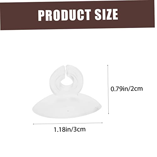 Kisangel 25pcs Airline Holders for Fish Tank Aquarium Tubing Clips Cups for Easy to Install for Smooth