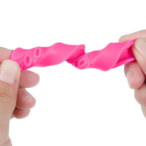 Kathfly 100 Pack Sports Mouth Guard Bulk Athletic Mouthguard Silicone Gum Mouthpiece Teeth Protection for Football Boxing Basketball Hockey Karate Lacrosse Wrestling(Pink) - color: Pink