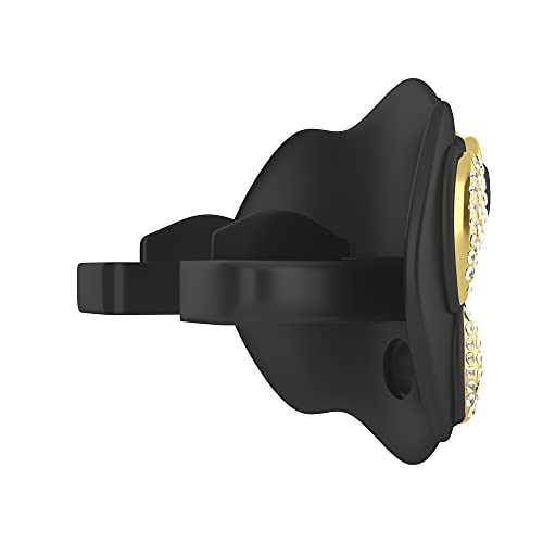 Loudmouth Football Mouth Guard - 3D Chrome Grillz Football Mouthpiece, Fits Adult & Youth, Mouth Guard Accessories (3D Grillz Bling - Chrome Black/Gold) - color: 3d Grillz Bling - Chrome Black/Gold