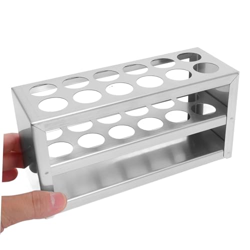 Zerodeko Holder Rack Slot Test Tube Stand for Tubes Easy to Clean for Laboratory Experiments and Sampling Needs