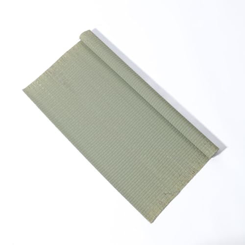 Tatami Mat for Sword Cutting – 5 Pack 59 x 34.5 Inch Light Green Rolled Rush Grass Targets, Japanese Standard Tatami Omote Construction for Martial Arts Test Cutting Practice and Dojo Training