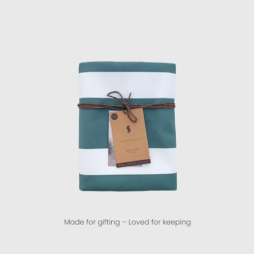 SummerSand Microfiber Beach Towel - Quick Dry, Sand Free - Compact and Lightweight for Travel - Recycled Materials - Travel Bag Included - Large Microfiber Towel (63x31.5in – Ocean Green) - color: Ocean Green