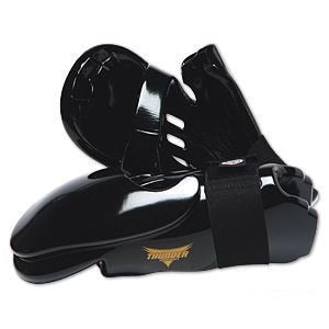 Proforce Thunder Double Layered Punches Karate Sparring Gloves - color: Black, size: X-Large (Knuckle Width: 3-3/4" - 3-7/8")