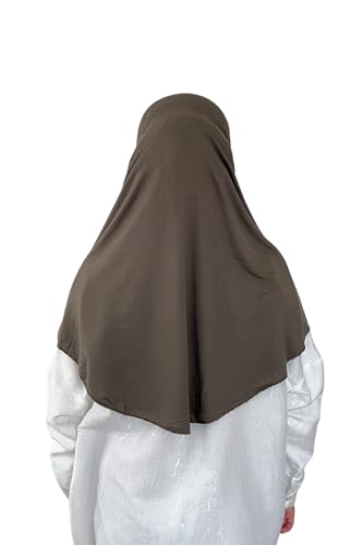 One pieces hijab, Amira hijab, Instant Hijab Scarf For Women, Practical Amira Jersey Hijab, Women Muslim Instant Hijab - color: N11 Khaki