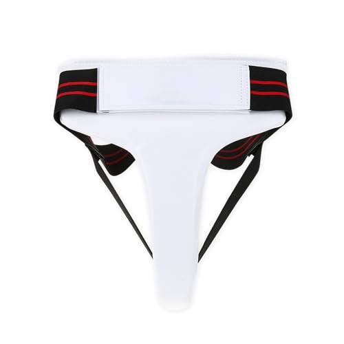 Dioche Boxing GroWomens Taekwondo Groin Guard - Ergonomic Design Boxing Karate Protector for Optimal Coverage - Durable PU Leather - Size L - size: Medium