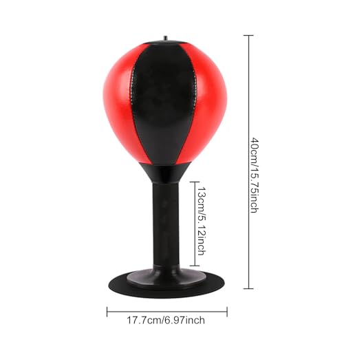 Desktop Punching Bag with Suction Cup, Upgraded Spring Desk Punching Rage Bag Stress Buster Boxing Ball Funny Stress Relief Gift Heavy Duty Stress Relief Ball for Kids